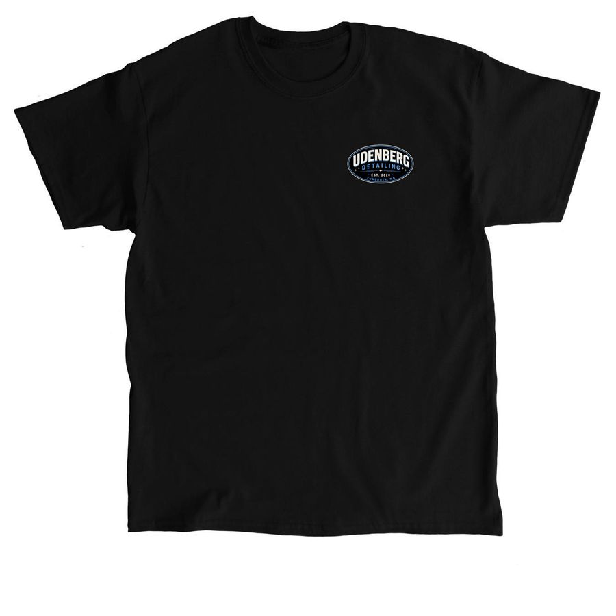 Udenberg Detailing collection, a Black Classic Unisex Tee