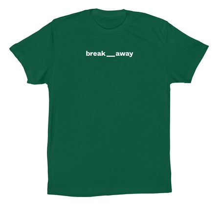 White Logo Tees, a Evergreen Premium Cotton Tee