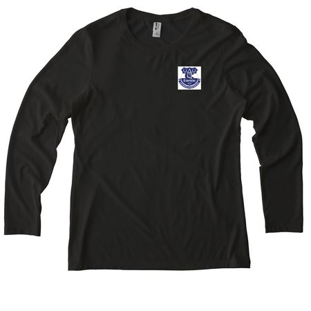 Colorado Evertonians, a Space Black Allmade Eco Triblend Women?s Long Sleeve Tee