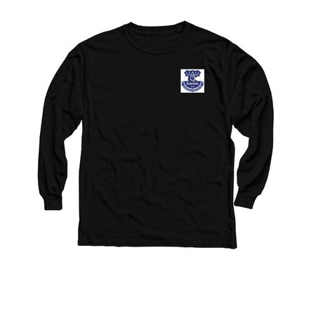 Colorado Evertonians, a Black Youth Long Sleeve Tee