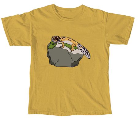 Leopard Gecko (APSR?s Yoshi), a Mustard Comfort Colors Unisex Tee