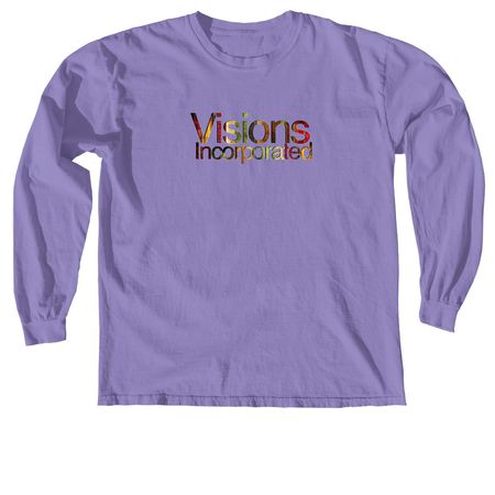 Classic Logo, a Violet Comfort Colors Long Sleeve Tee