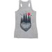 Santa Cruz Mountain Strong, a Athletic Heather Women's Racerback