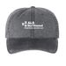 ALS NW Hats, a Black Printed Pigment Dye Baseball Cap