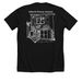 Asheville Poverty Initiative, a Solid Black Blend Premium Unisex Tee (back-view)
