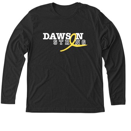 Dawson Strong, a Vintage Black Triblend Long Sleeve Tee