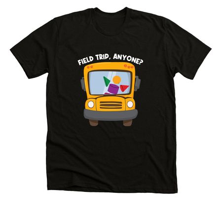 Field Trip Promo Shirt, a Black Heather Premium Unisex Tee