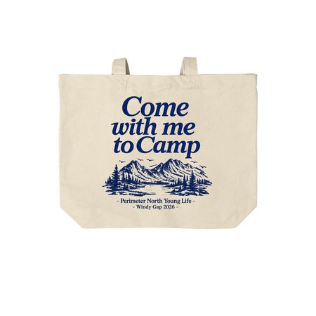PNYL Campership Campaign Tote Bag 1, a Natural Cotton Canvas Tote Bag