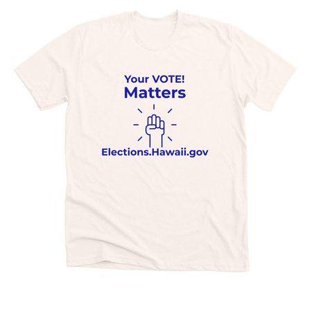 Get ready to VOTE!, a Heather Natural Premium Unisex Tee