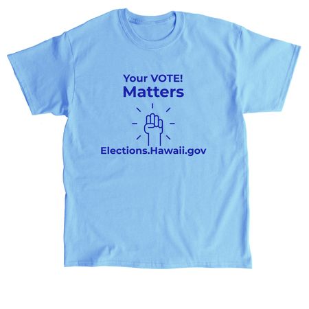 Get ready to VOTE!, a Carolina Blue Classic Unisex Tee
