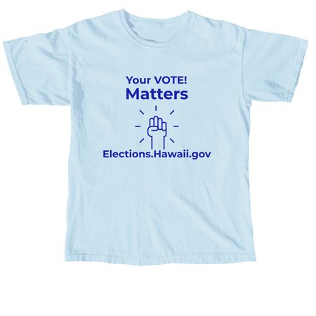 Get ready to VOTE!, a Chambray Comfort Colors Unisex Tee