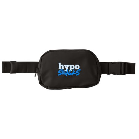 Snack Bag, a Deep Black Matte Hip Pack