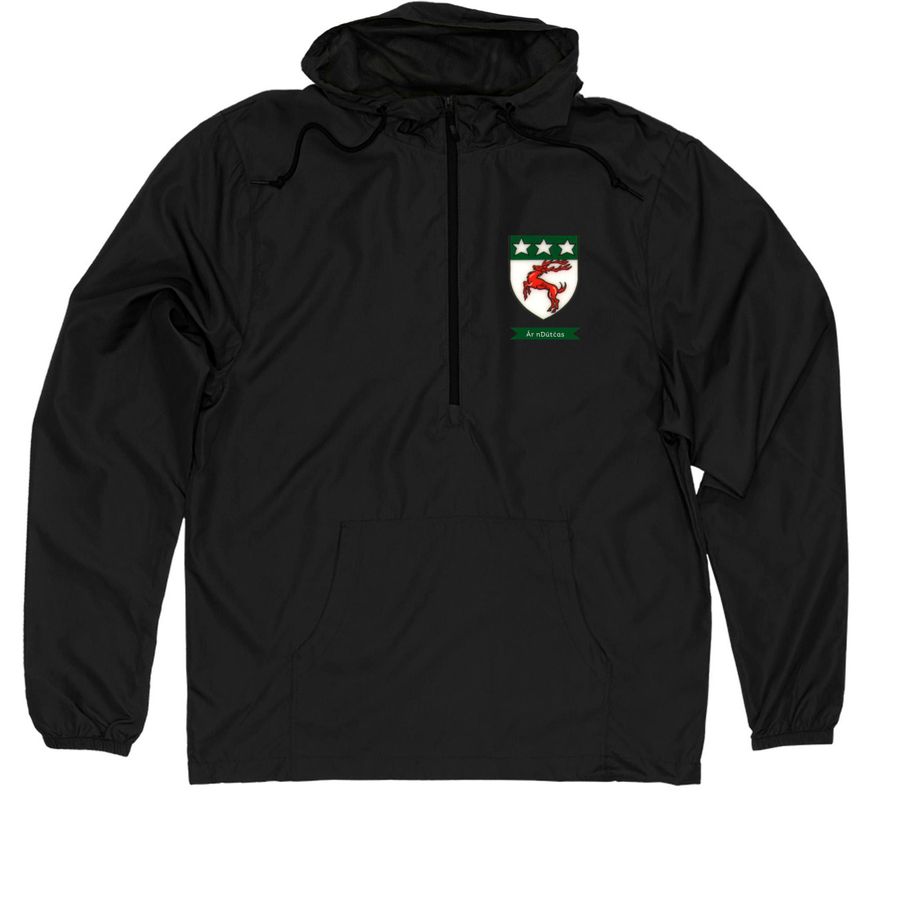 Official&nbsp;? Dochartaigh&nbsp;Clann Assoc. Merch!, a Black Quarter-Zip Windbreaker