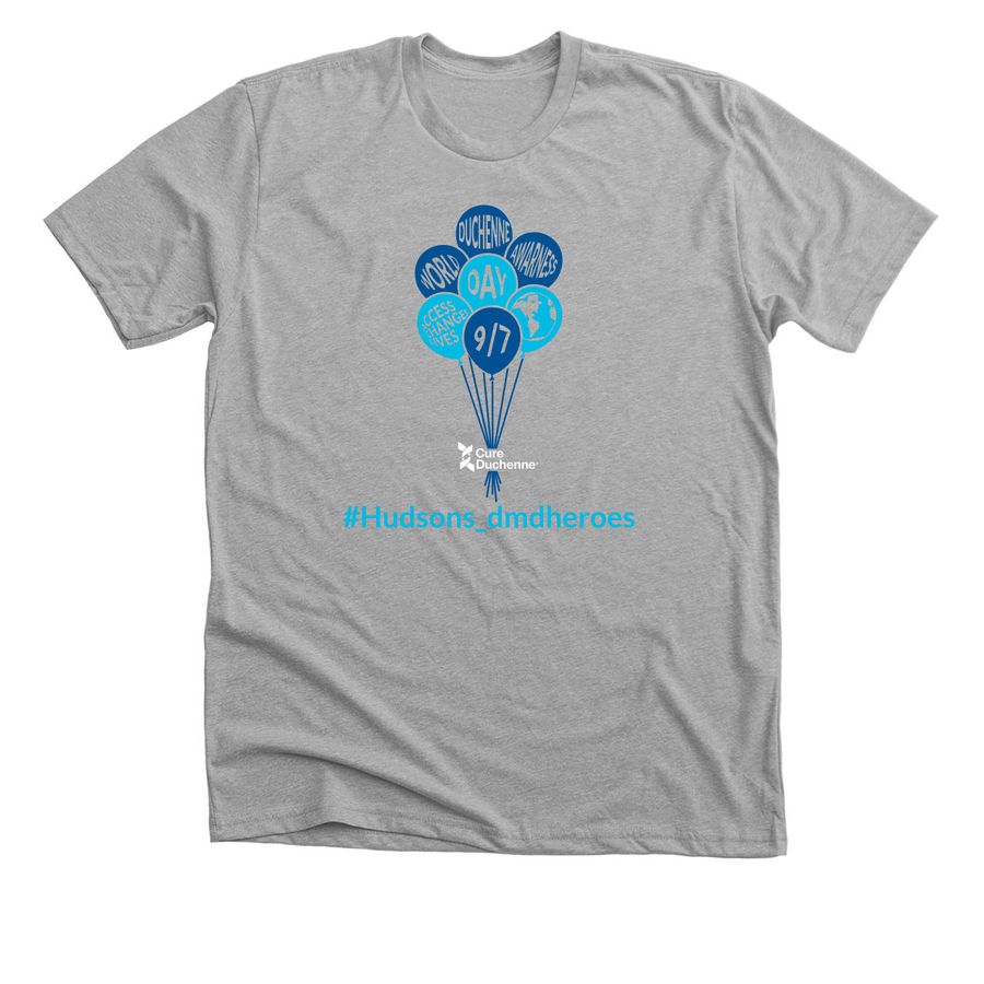 World Duchenne Awareness Day&nbsp;, a Athletic Heather Premium Unisex Tee