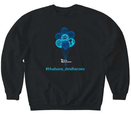World Duchenne Awareness Day&nbsp;, a Black Softstyle Crewneck Sweatshirt