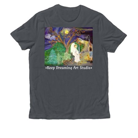 Psalm 27:14, a Terrain Grey Allmade Organic Cotton Unisex Tee