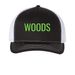 Trucker Hats without logo, a Black/ White Printed Five-Panel Trucker Cap