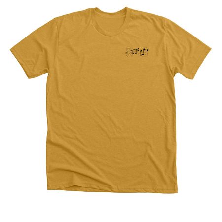 ?Mary?s Melodies? Gold T-Shirt, a Heather Mustard Premium Unisex Tee