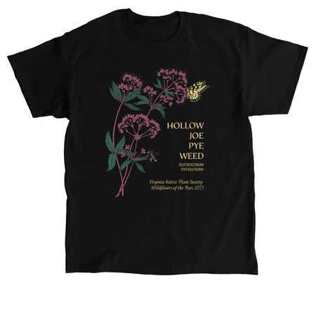 Hollow Joe-Pye Weed - Light Font, a Black Classic Unisex Tee