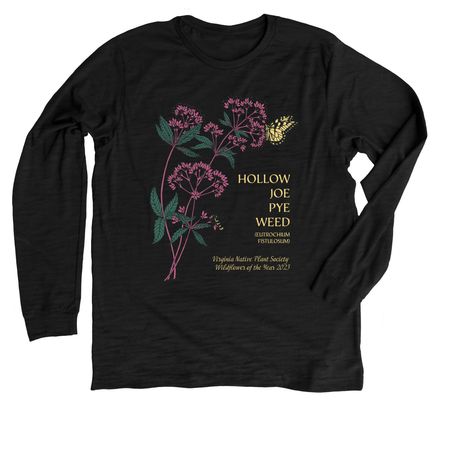 Hollow Joe-Pye Weed - Light Font, a Solid Black Blend Premium Long Sleeve Tee