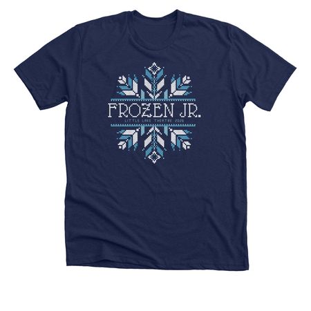 Frozen Jr. Collection, a Solid Navy Blend Premium Unisex Tee