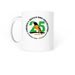 FBBO at 25 Mug, a White Coffee Mug (back-view)