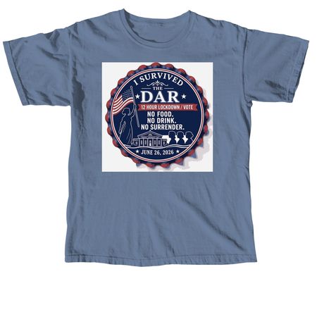 I survived June 26, 2026, a Blue Jean Comfort Colors Unisex Tee