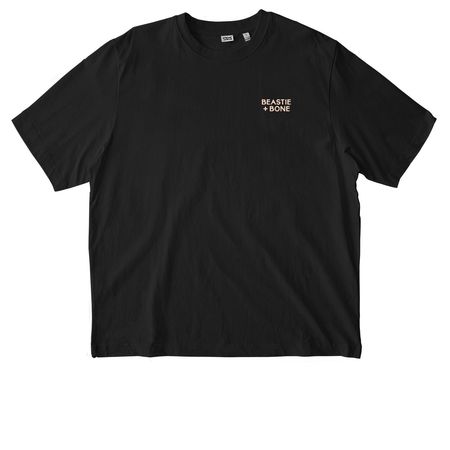Direwolf and Dogwood, a Black Stanley/Stella Unisex Freestyler Heavyweight Tee