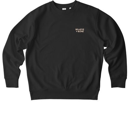 Direwolf and Dogwood, a Black Stanley/Stella Unisex Changer 2.0 Crewneck Sweatshirt