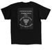 Legacy AZA Tee Shirt, a Black Classic Unisex Tee (back-view)