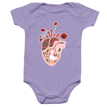 New Logo Infant Onesie, a Lavender Infant Onesie