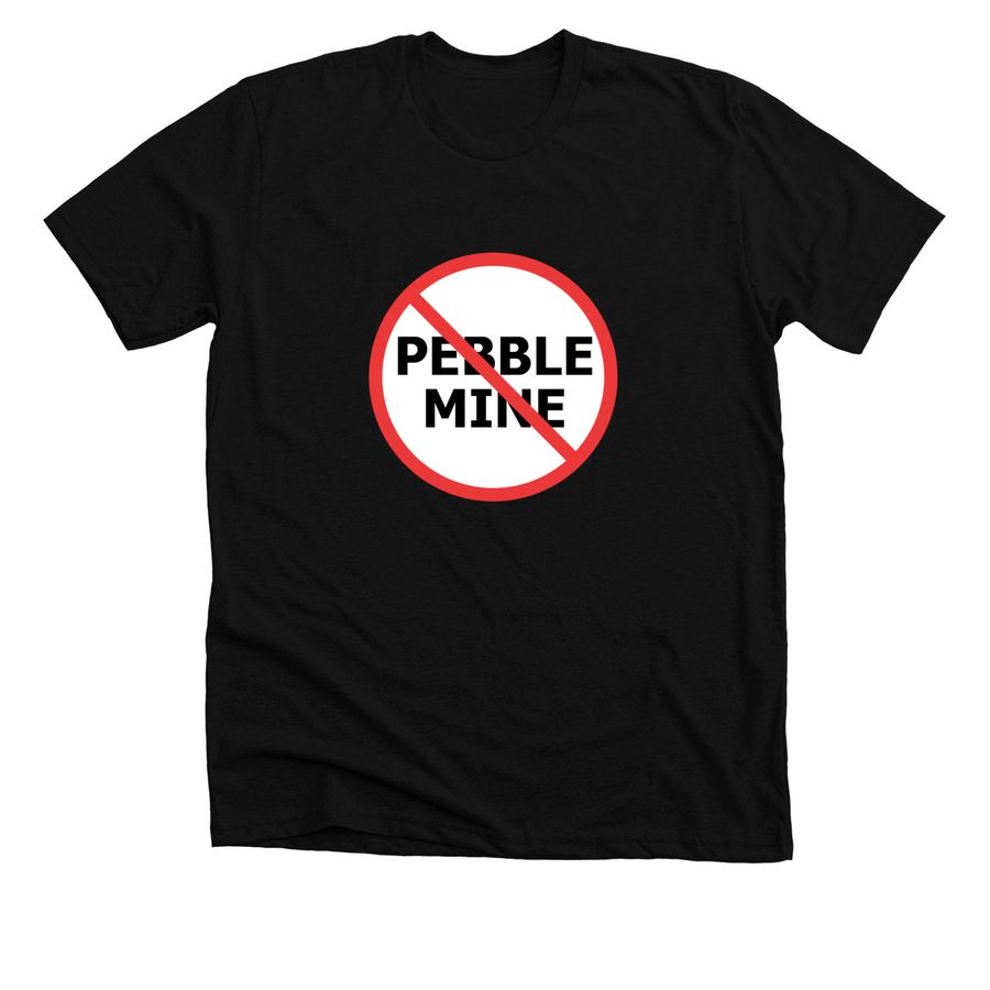 Classic No Pebble Logo, a Solid Black Blend Premium Unisex Tee