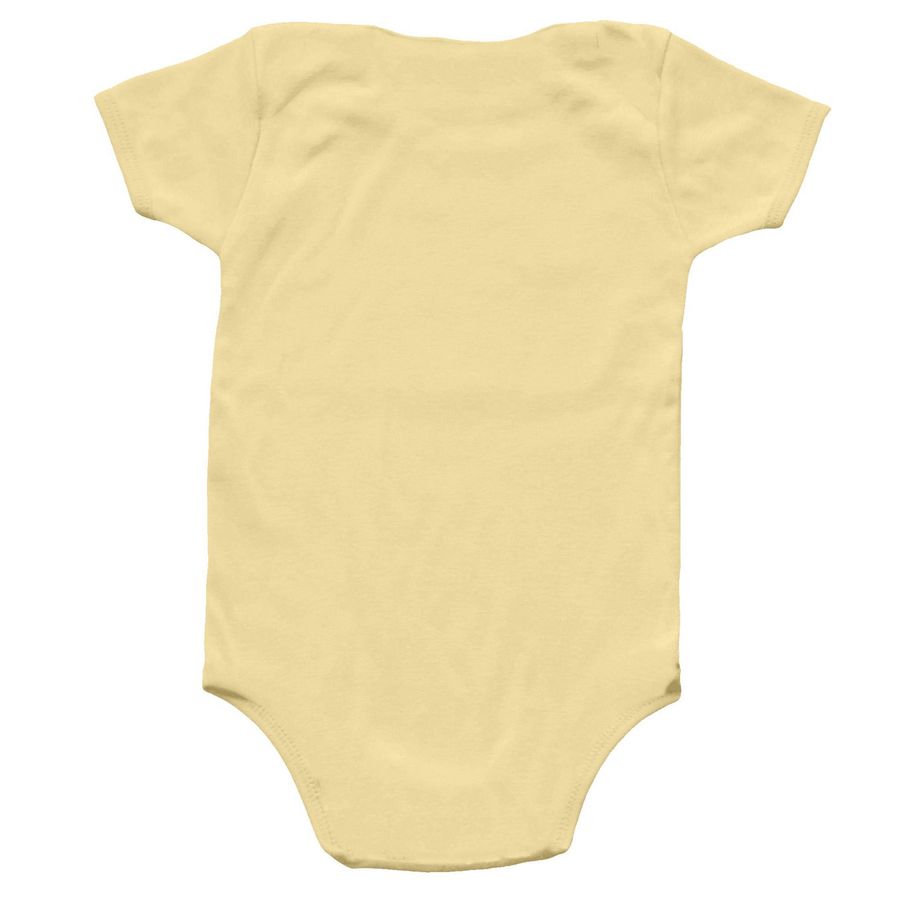 Little Stuey Text - Onesie, a Banana Infant Onesie (back-view)