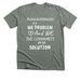 A Community Building Home, a Deep Heather Premium Unisex Tee