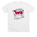 Hug A Cow, a Solid White Blend Premium Unisex Tee
