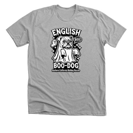 English Boo-Dog, a Athletic Heather Premium Unisex Tee