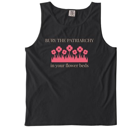 Let Mother Nature Take Her Course, a Black Comfort Colors Tank Top
