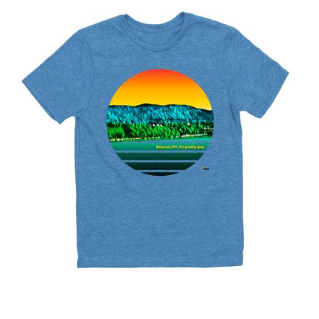 Beacon Family Pride!, a Azure Blue Allmade Youth Eco Triblend Tee
