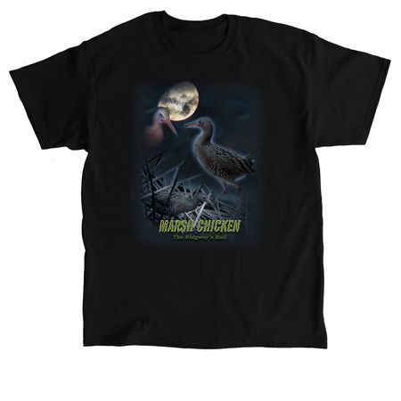 Marsh Chicken, a Black Classic Unisex Tee