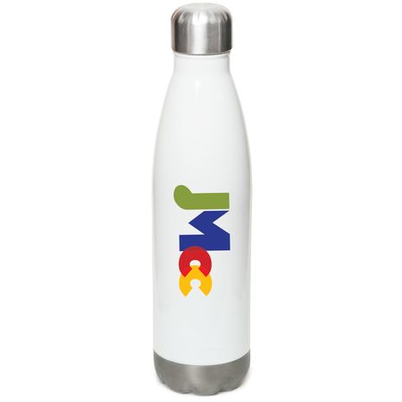 Fall Welcome 3, a White Stainless Steel Water Bottle