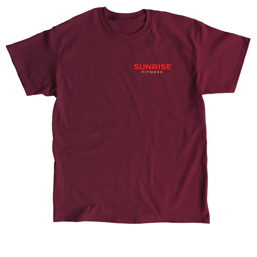 Sunrise Fitness Gear, a Maroon Classic Unisex Tee