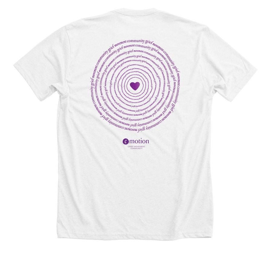 GMC Sacred Circle Tee (White), a Solid White Blend Premium Unisex Tee (back-view)
