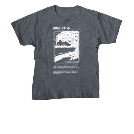 WBLT '26-'27 (Aubrey), a Dark Heather Youth Unisex Tee