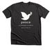 Adult Shirts | LOGO White, a Dark Grey Heather Premium Unisex Tee