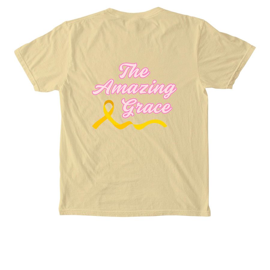 Amazing Grace | Pocket Style 1, a Butter Comfort Colors Pocket Tee (back-view)
