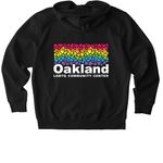 Shirts and Hoodies, a Black Stanley/Stella Unisex Cultivator 2.0 Zip Up Pullover Hoodie (back-view)