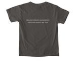 BGC Modern Tee, a Pepper Comfort Colors Youth Tee (back-view)