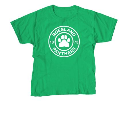 Classic Roesland White, a Irish Green Youth Unisex Tee