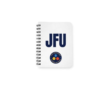 FRSN JFU Spiral Notebook, a White Spiral Notebook