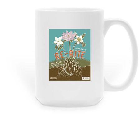 Re-Rite Mugs, a White Large Coffee Mug